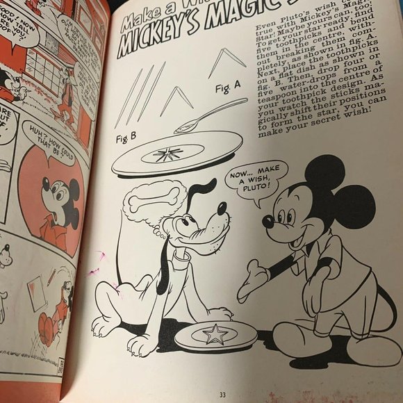 Vintage 1977 Walt Disney's Mickey Mouse Annual  Book UK British Fleetway - Picture 9 of 10
